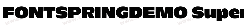 FONTSPRINGDEMO Super字体转换